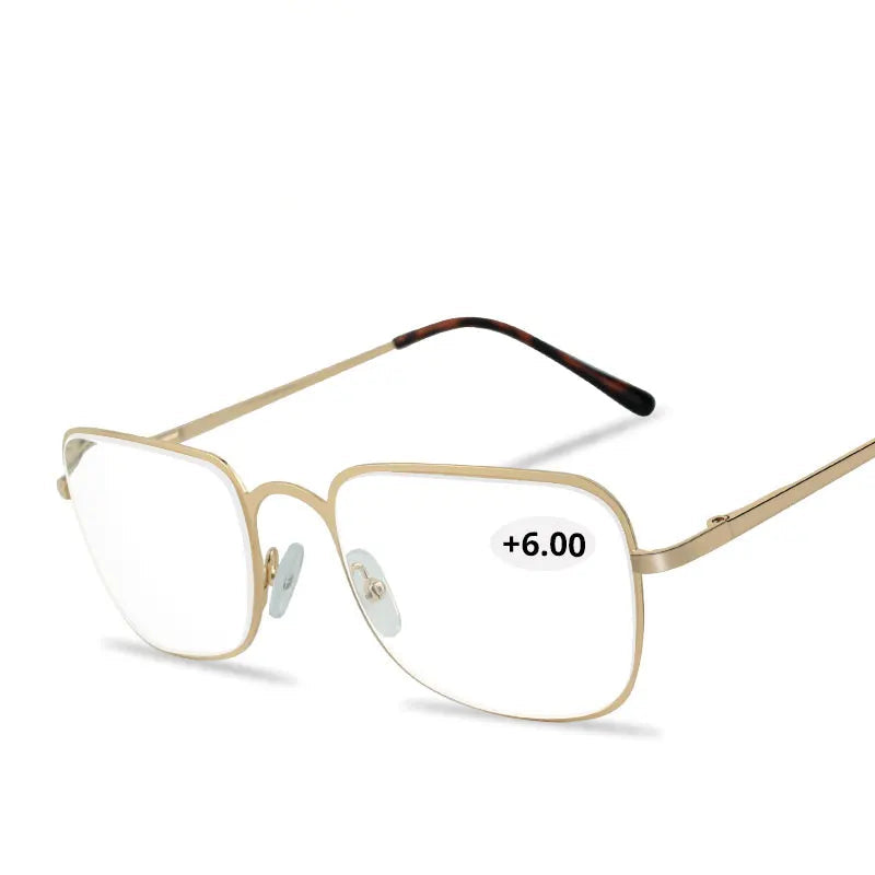 Lunettes de lecture en acier inoxydable pour homme
