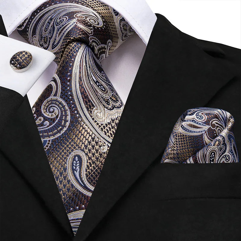 Ensemble de cravates classiques en soie pour homme