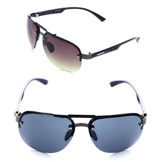 Lunettes de soleil sans monture, tendance pour homme & femme