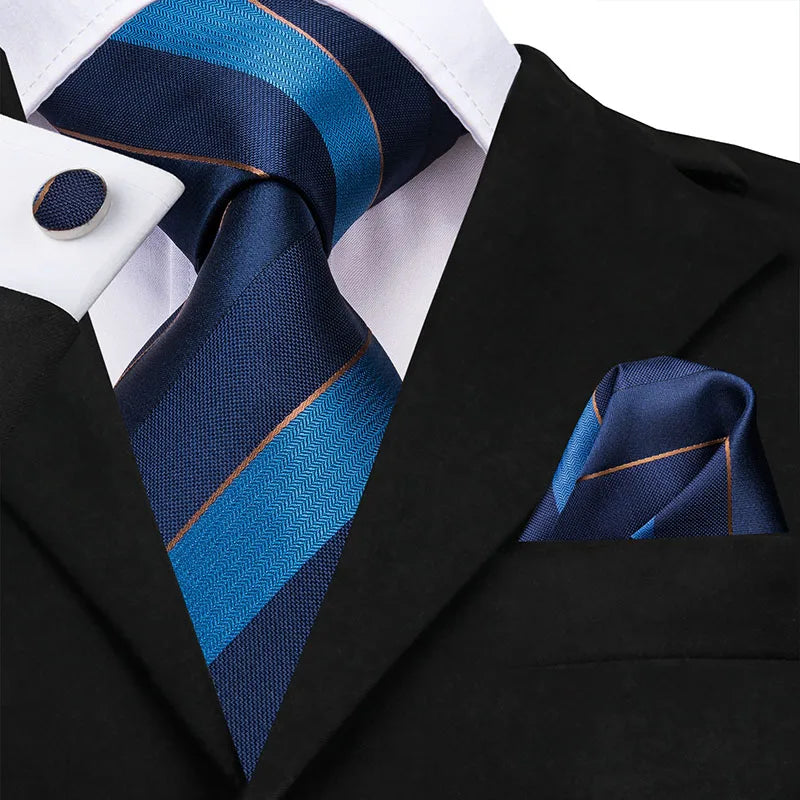 Ensemble de cravates classiques en soie pour homme
