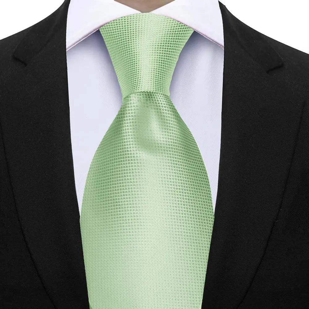 Ensemble de cravates d'affaires de luxe vert foncé hommes