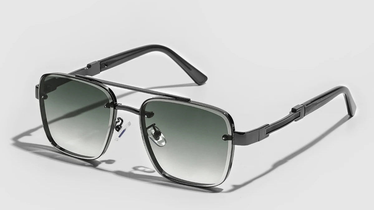 Lunettes de soleil carrées pour homme