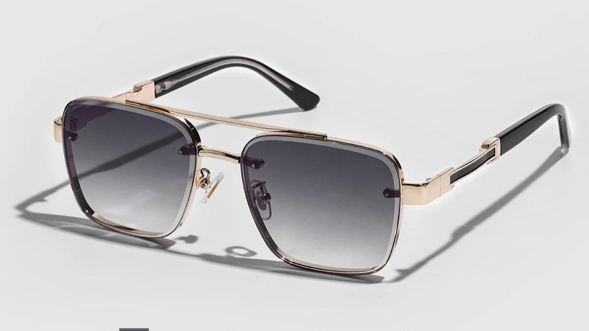Lunettes de soleil carrées pour homme