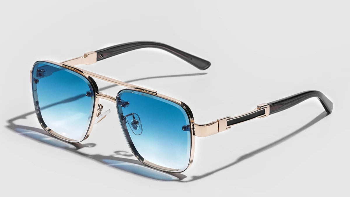 Lunettes de soleil carrées pour homme