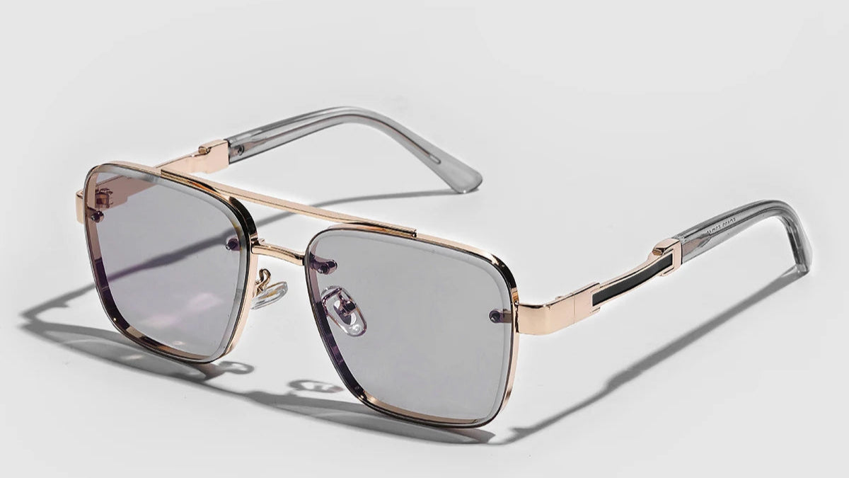 Lunettes de soleil carrées pour homme