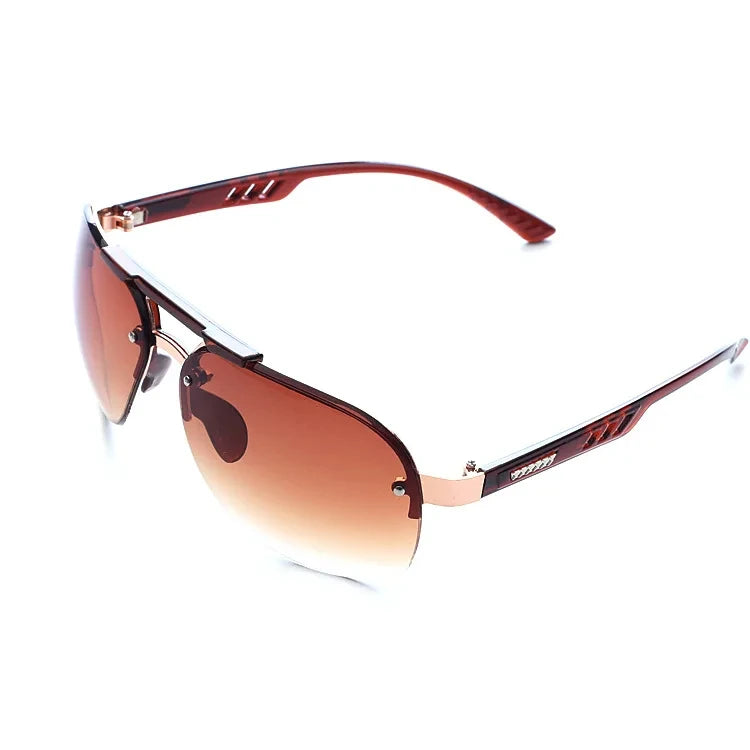 Lunettes de soleil sans monture, tendance pour homme & femme